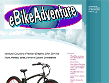 Tablet Screenshot of ebikeadventure.com